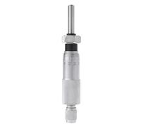 ZHOUYQX Micrómetro Mejorado de Aguja Redonda para roscar, Herramienta de medición de Cabezal de 0 a 25 mm, Color Plateado