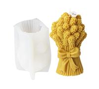 ZHOUYQX Molde de Silicona para Hacer Velas con Forma de Ramo de Flores. Vela perfumada de Resina única para Amantes de Las Manualidades.