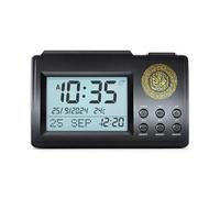 ZHOUYQX Reloj Digital islámico Azan con Pantalla LCD, Alarma y función de repetición, Reloj de cronometraje Azan, Reloj ABS para Islams
