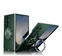 ZHOZEXIN Para Samsung Galaxy Z Fold 7,Soporte magnético de Anillo de Soporte a Prueba de Golpes Cubierta de la célula Delgada Protectora,Protector de Pantalla, para Samsung Galaxy Z Fold 7 (Verde)