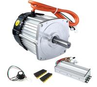ZHOZHUT 850W / 1500W Kit De Motor Sin Escobillas 24V / 48V / 60V Kit De Motor Eléctrico para Carretilla Elevadora, Motor con Chaveta de 19 mm para Vehículos Oruga, Equipo Mecánico,850w,60V3200RPM