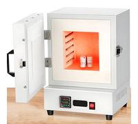 ZHPPED Horno eléctrico de mufla para Laboratorio de cerámica, Horno eléctrico de 1150 °C para fusión de Metales, para odontología, cerámica y joyería.