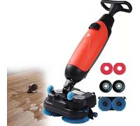 ZHPPED Lavadora de Pisos Comercial, Fregadora de Suelos Profesional, Cepillo Rotativo 360°, Fregadora Sin Cable, Limpieza Húmeda y Seca, Capacidad de Limpieza de 13000 pies²/h Red