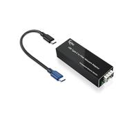 Zhpuostd Adaptador de red USB C a fibra USB 3.0 tipo C a 100/1000base-X SFP Gigabit tarjeta de red compatible con portátiles, teléfonos móviles, tabletas, compatible con Windows y Linux