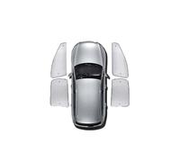 ZHQDRCY Parasol Coche Magnético para Camry para XV80 2024 2025 2026 Parabrisas Exterior Plegable Parasol Viseras Accesorios Cortinas Divisorias Coche(Front Rear 4pcs)
