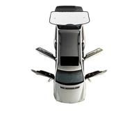 ZHQDRCY Parasol Coche Magnético para Q5 8R 2009~2017 Parasol para Ventanilla Coche Cubiertas Parabrisas Viseras Piezas Accesorios Interiores Cortinas Divisorias Coche(Rear Windows)