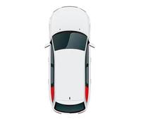 ZHQDRCY Parasol Coche Magnético Parabrisas Delantero De Malla Magnética Personalizada para Octavia 4 2020 2021 2022 2023 2024 Cortinas Divisorias Coche(2pcs Side Triangle)