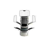ZHQDRCY Parasol Coche Magnético Parasol De Cobertura Total para Parabrisas Y Ventana Lateral Accesorio para Octavia para Pro para NX 2019-2025 Cortinas Divisorias Coche(Rear sunshades)