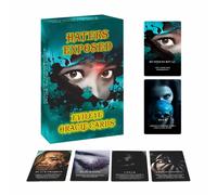 ZHQGYN Evil Eye Oracle Cards Haters Exposed Return to Sender Oracle Cards for Insight and Discovery Eyewitness Exposed Deck of Wisdom and Revelat
