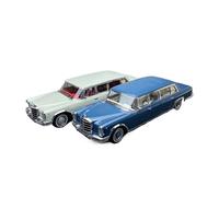ZHRDWE Coche De Juguete 1:18 para Benz Pullman W100 Benz 600 Colección Nivel Clásico Retro Vintage Coche Aleación Modelo Regalo Blanco Negro Maqueta Coche(White)