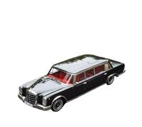 ZHRDWE Coche De Juguete 1:18 para Benz Pullman W100 Benz 600 Colección Nivel Clásico Retro Vintage Coche Aleación Modelo Regalo Blanco Negro Maqueta Coche(Negro)