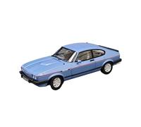 ZHRDWE Coche De Juguete 1:18 para Ford Capri 2.8i 1984 Adornos Estáticos Aleación Clásico Vintage Coche Clásico Modelo Colección Regalo Azul Maqueta Coche