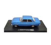 ZHRDWE Coche De Juguete 1:18 para Opel Kadett B 1972 Aleación Retro Coche Modelo Miniatura Colecciones para Adultos Entusiastas Regalo Maqueta Coche(Azul)