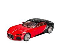 ZHRDWE Coche De Juguete 1:24 para Bugatti Atlantic Sport Car Toy Model Alloy Diecast Sound Light Vehicle Toys and Hobbies Maqueta Coche(Rojo)