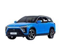 ZHRDWE Coche De Juguete 1:24 para NIO ES8 SUV Coche Juguete Modelo Aleación Diecast Sonido Luz Regalo Cumpleaños Navidad Niños Niñas Maqueta Coche(Azul)