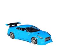 ZHRDWE Coche De Juguete 1:24 para Nissan Skyline Ares GT-R Tokyo Drift 2009 Rojo Azul Diecast Modelo Coche Hobby Juguete Regalo Coleccionable Maqueta Coche(Azul)