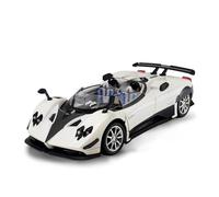 ZHRDWE Coche De Juguete 1:24 para Pagani Zonda HP BarchettaSport Coche De Juguete Modelo Aleación Diecast Sonido Luz Maqueta Coche(White)