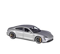 ZHRDWE Coche De Juguete 1:24 para Porsche Taycan Turbo S Aleación Modelo De Coche Deportivo Nueva Energía Descubre El Juego Colección Regalo Maqueta Coche(Gray)