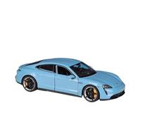 ZHRDWE Coche De Juguete 1:24 para Porsche Taycan Turbo S Aleación Modelo De Coche Deportivo Nueva Energía Descubre El Juego Colección Regalo Maqueta Coche(Blue 1)