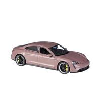 ZHRDWE Coche De Juguete 1:24 para Porsche Taycan Turbo S Aleación Modelo De Coche Deportivo Nueva Energía Descubre El Juego Colección Regalo Maqueta Coche(Rosado)