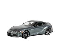 ZHRDWE Coche De Juguete 1:24 para Toyota GR Supra Hypercar Diecast Modelo Coche Vehículo Juguetes Regalo De Cumpleaños De Navidad Maqueta Coche(Gray)