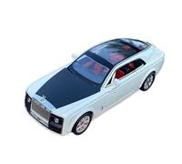 ZHRDWE Coche De Juguete 1:24 Rolls-Royce Sweptail Coche Lujo Aleación Fundida Presión Modelo Vehículo Juguete para Juegos En Interiores Exteriores Maqueta Coche(White)
