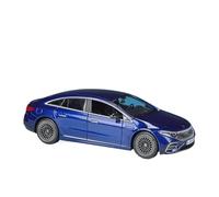 ZHRDWE Coche De Juguete 1:27 para Benz EQS Azul Gris Aleación Luxy Modelo Coche Metal Fundido Presión Vehículos Juguete Juegos Interior Y Exterior Regalo Maqueta Coche(Azul)