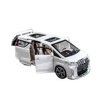 ZHRDWE Coche De Juguete 1:32 Alphard MPV - Coche De Aleación Blanco Y Negro, Modelo De Vehículo, Juguetes para Interiores Y Exteriores Maqueta Coche(White)