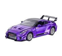 ZHRDWE Coche De Juguete 1:32 para Skyline Ares Nissan GTR Modelo Deportivo Aleación Simulación Sonido Y Luz Serie De Joyas Juguetes Regalo para Niños Maqueta Coche(Verde)