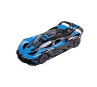 ZHRDWE Coche De Juguete Adorno De Escena De Juego Simulado para Vehículos De Fundición A Presión Estáticos Bugatti Bolide Supercar A Escala 1:24 Maqueta Coche(Azul)