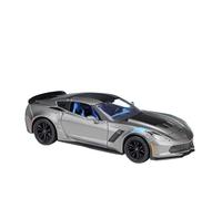 ZHRDWE Coche De Juguete Chevrolet Corvette Grand Sport 2017 Modelo Coche Juguete Aleación Fundida Presión Escala 1:24 Regalo para Niños Y Adolescentes Maqueta Coche