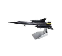 ZHRDWE Coche De Juguete Modelo Avión Reconocimiento SR-71 Blackbird Escala 1/144 Colección Modelos Aviones Fundición Presión Regalos Navidad Y Cumpleaños Maqueta Coche