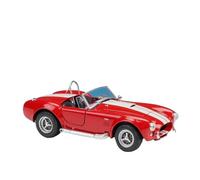 ZHRDWE Coche De Juguete Modelo Coche Deportivo Aleación Shelby Cobra 427 S/C 1965 Escala 1:24 Fundido Presión Regalo para Niños Adolescentes Maqueta Coche(Rojo)