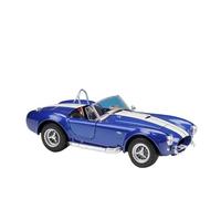 ZHRDWE Coche De Juguete Modelo Coche Deportivo Aleación Shelby Cobra 427 S/C 1965 Escala 1:24 Fundido Presión Regalo para Niños Adolescentes Maqueta Coche(Azul)