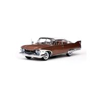 ZHRDWE Coche De Juguete Plymouth Platinum 1960 Modelo Coche Retro Aleación Fundida Presión Metal Escala 1:18 Colección Pasatiempos Juguetes Exhibición Maqueta Coche(Coffee)