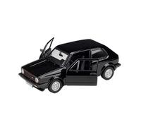 ZHRDWE Coche De Juguete Volkswagen Golf Mk1 GTI 1979 Modelo Coche Clásico De Metal Fundido Presión Aleación Negra Y Roja Escala 1:24 Regalo Maqueta Coche(Negro)
