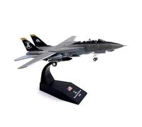 ZHRDWE Entusiastas De La Regalo 1/100 para Tomcat Jolly Roger Squadron Vf103 F-14 Modelo Aleación Diecast Boeing Militar Misil Bombardero Colección Piloto Militar Miniatura del Avión