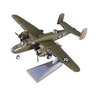 ZHRDWE Entusiastas De La Regalo 1:72 Modelo Bombardero B25 Fuerza Aérea Caza Aleación Imitación Adornos Militares Terminados Conmemorativos para Veteranos Miniatura del Avión