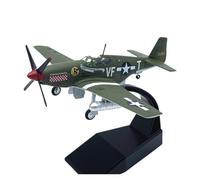 ZHRDWE Entusiastas De La Regalo Avión De Caza P51 Mustang A Escala 1:72 De Metal Fundido A Presión Modelo De Exhibición Militar para Colección Miniatura del Avión