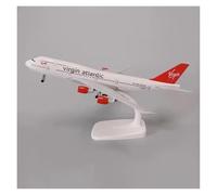 ZHRDWE Entusiastas De La Regalo Modelo De Avión De Metal Fundido A Presión De 20 Cm para Boeing B747 De Virgin Colección De Recuerdos Juguete Decorativo Miniatura del Avión