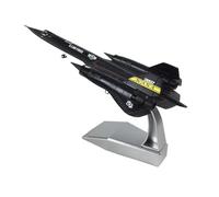 ZHRDWE Entusiastas De La Regalo Réplica Caza Reconocimiento Metal Fundido A Presión SR-71 Blackbird De La Fuerza Aérea A Escala 1/144 Preconstruida Miniatura del Avión