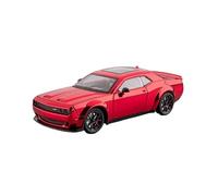 ZHRDWE Maqueta Coche 1:24 Dodge Challenger Hellcat Redeye Aleación Modelo De Vehículo Fundido A Presión Regalo para Niños Y Adolescentes(Rojo)