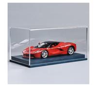 ZHRDWE Maqueta Coche 1:24 Ferrari Diecast Toy Car Decoración Estática Regalo Navideño Colección(Red-A)
