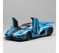ZHRDWE Maqueta Coche 1:24 Modelo De Coche De Aleación Fundida A Presión Koenigsegg para Adultos Y Niños(Azul)