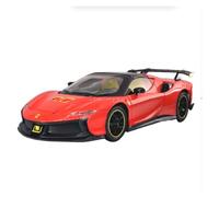 ZHRDWE Maqueta Coche 1:24 para Ferrari LaFerrari SF90 Aleación Superdeportivo Modelo Juguete Niño Adornos Retro(Rojo)