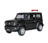 ZHRDWE Maqueta Coche 1:24 para Suzuki Jimny Todoterreno SUV Aleación Fundida Modelo Vehículo Sonido Luz Pasatiempo Cumpleaños Festival Día Regalo(Negro)