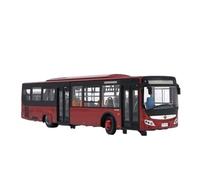 ZHRDWE Maqueta Coche 1:42 para Yutong Bus E12 Modelo Autobús Metal Fundido Presión Regalo para Entusiastas del Coche Juguete(Rojo)
