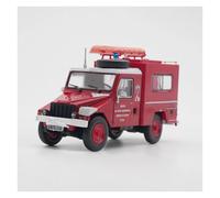 ZHRDWE Maqueta Coche 1:43 para Vehículo Fundición A Presión Modelo De Camión De Bomberos Francés, Coche De Juguete Decoración