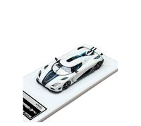 ZHRDWE Maqueta Coche 1:64 Koenigsegg Agera R - Coche De Juguete En Miniatura Fundido A Presión, Color Blanco, Coleccionable Y Conmemorativo