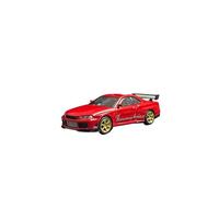 ZHRDWE Maqueta Coche 1:64 Nissan GT-R Modificado R34 Rojo Aleación Fundición A Presión Coche De Juguete Colección Estática Adornos